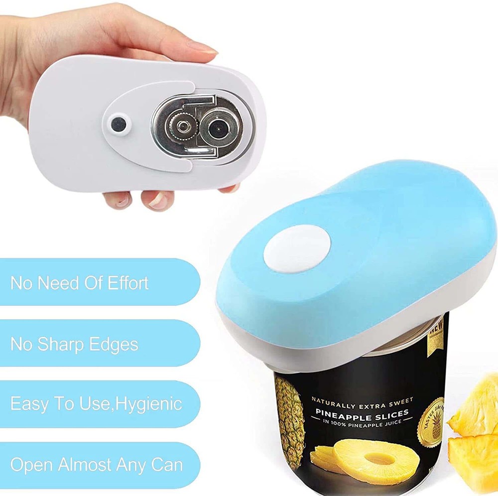 Kratax One Touch Can Opener Auto Stop As Task Completes, Ergonomic Smooth Edge