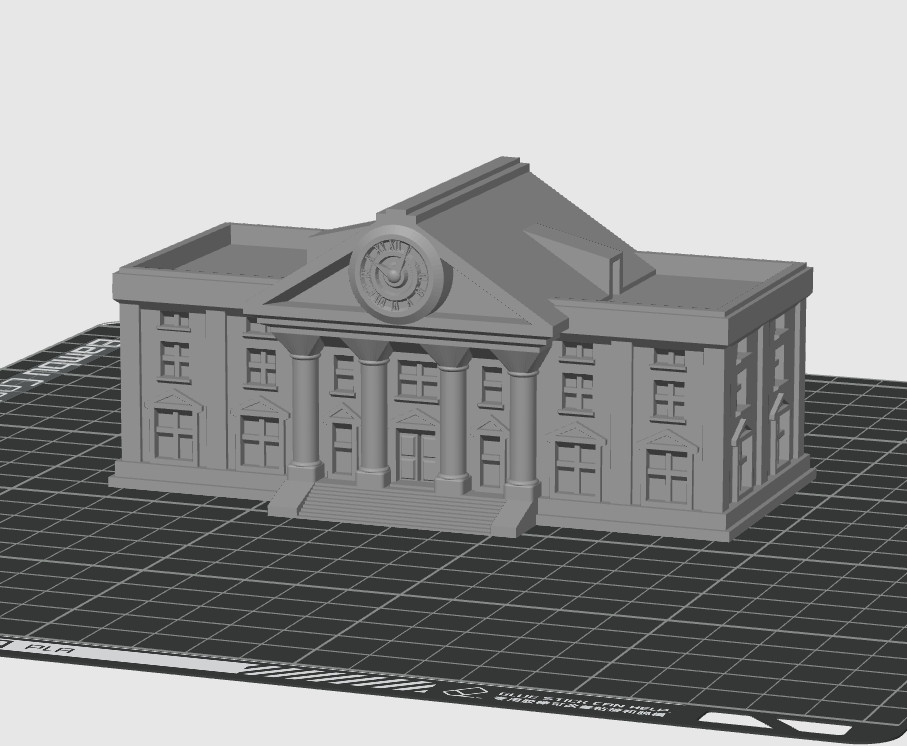 Mayor's Office Clock Tower - Tabletop Wargame Terrain Battletech