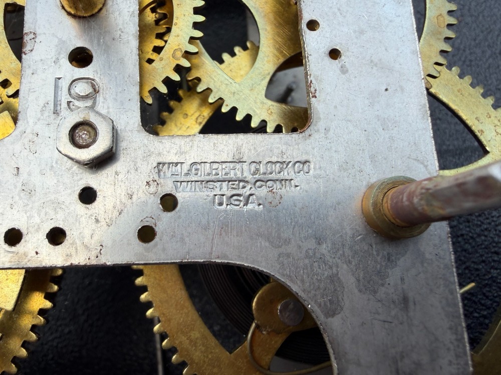 Gilbert 19 Mantle Clock Movement