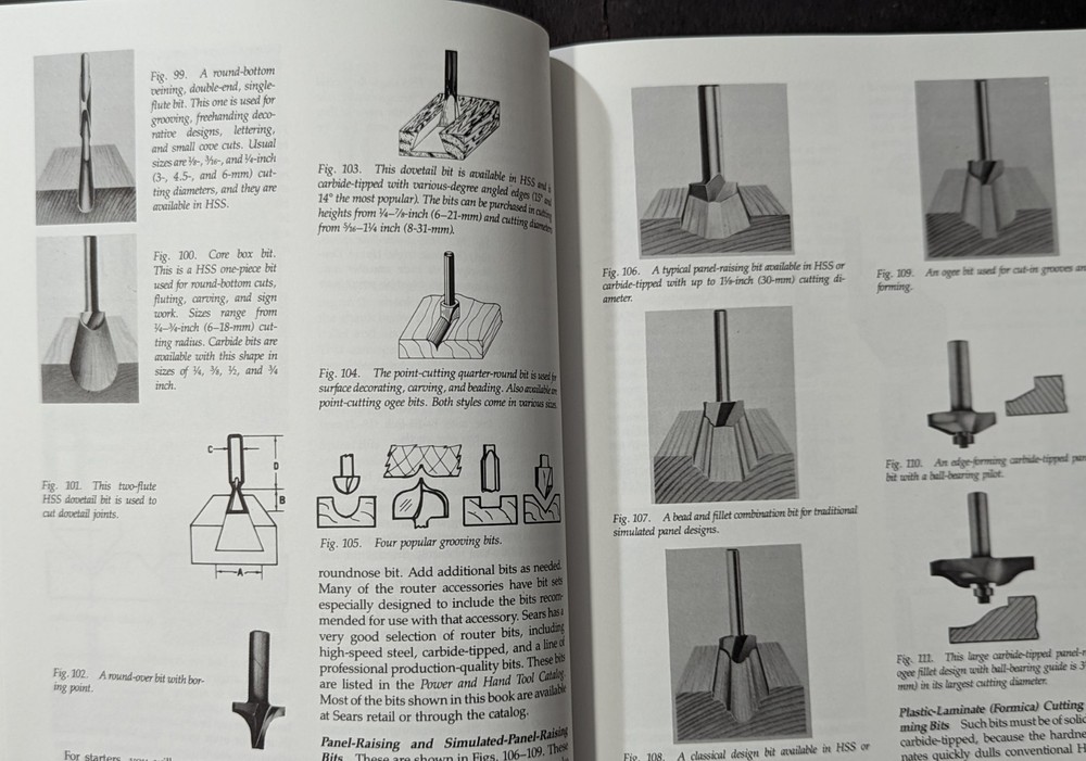 ***VINTAGE 1992 SEARS CRAFTSMAN ROUTER HANDBOOK***BASIC & ADVANCED TECHNIQUES