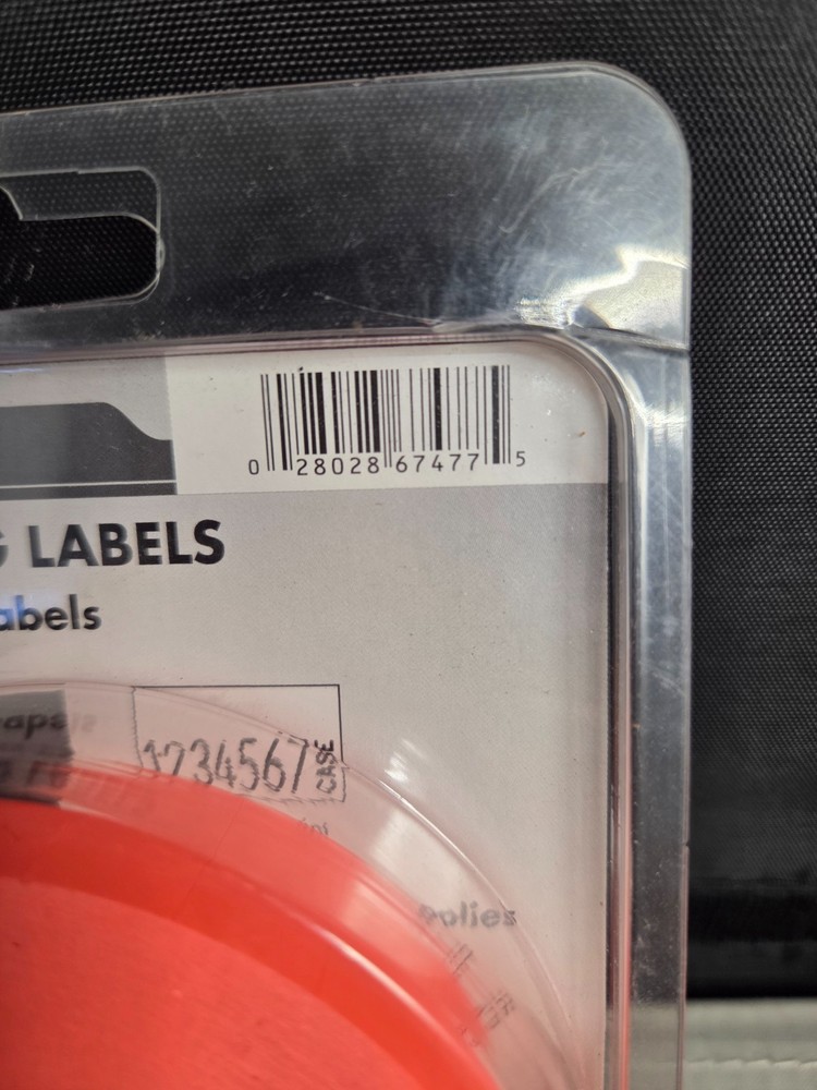 Monarch 1131 Pricing Label 2500 Per Roll One Replacement Roll Fluorescent Red