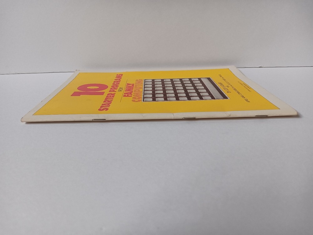 10 Starter Programs Family Computing Apple Atari Comm 64 Vic 20 TI Timex TRS-80