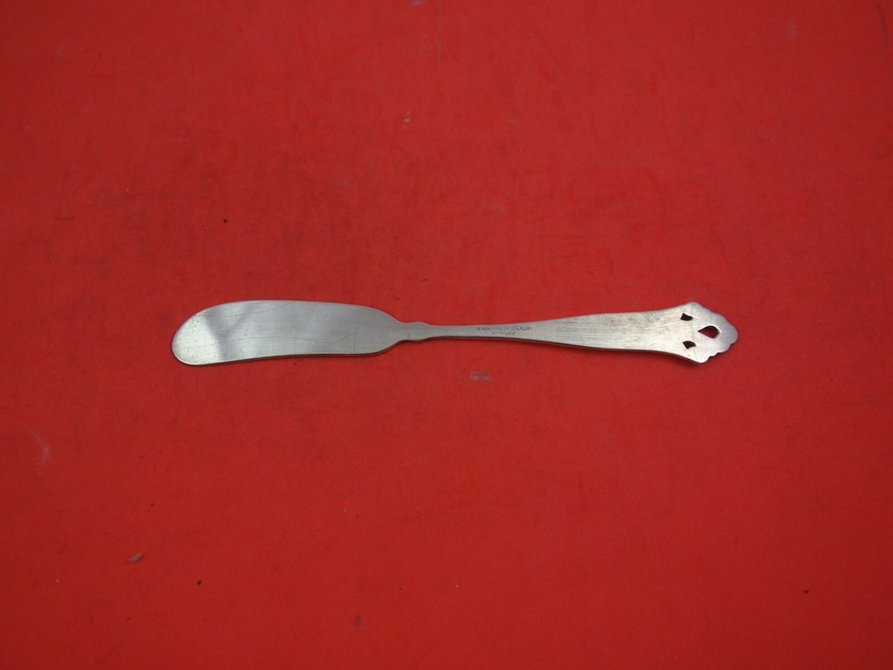 Lillemor by Th. Marthinsen .830 Sterling Silver Butter Spreader Flat Handle 6"