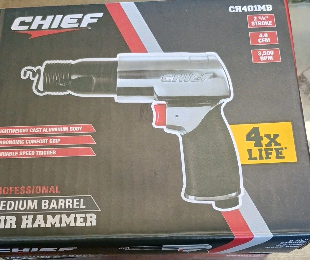 Chief Ch401mb Air Hammer Medium Barrel 56990