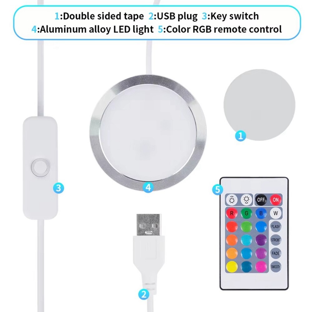 3D Printing Model LED Light LED Spotlight Multicolour Adjustable Led Light9187