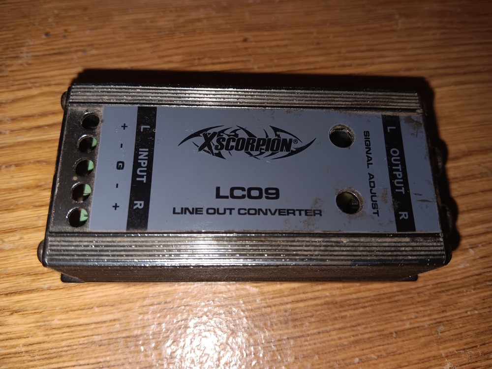 Xscorpion LC09 High/low Line Out Converter - Tested!