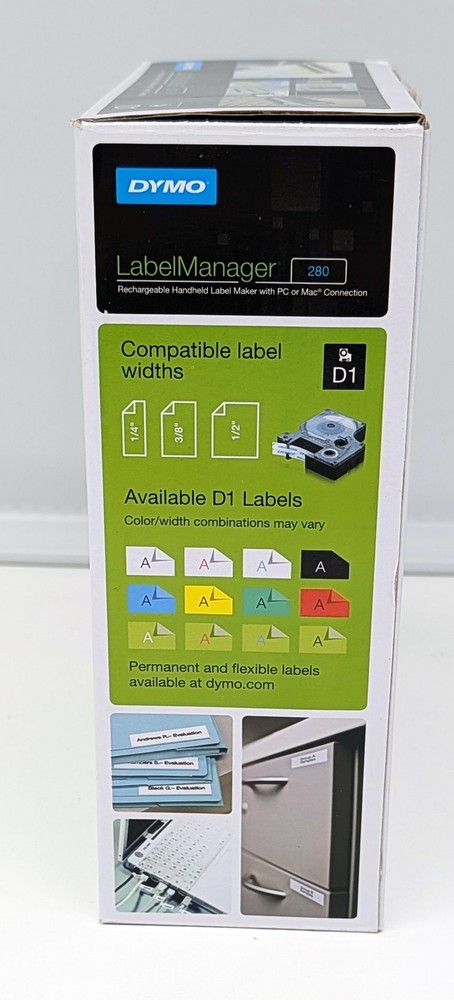 DYMO LabelManager 280 (Rechargeable Handheld Label Maker / PC & Mac Connectable)