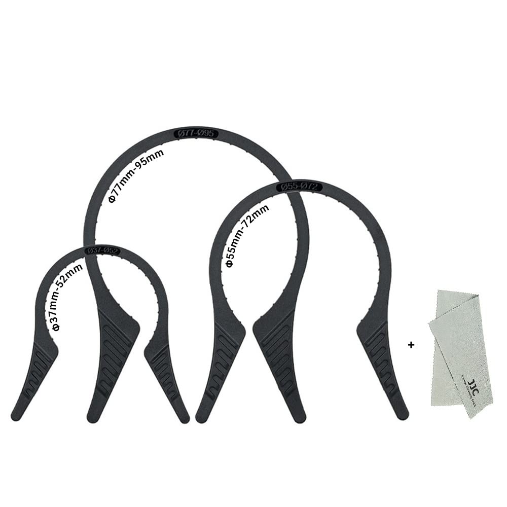 3 Packs Camera Lens Filter Wrench Kit, CPL UV ND for 37-95mm Thread