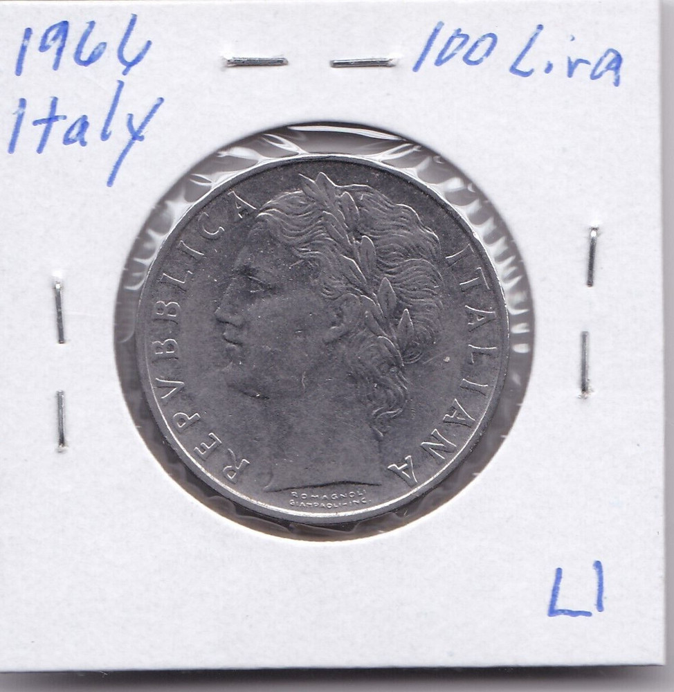 1966 Italy 100 Lire L1