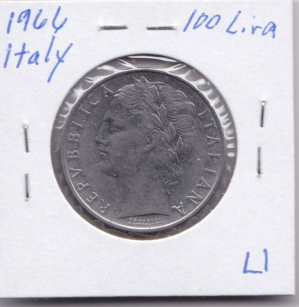 1966 Italy 100 Lire L1