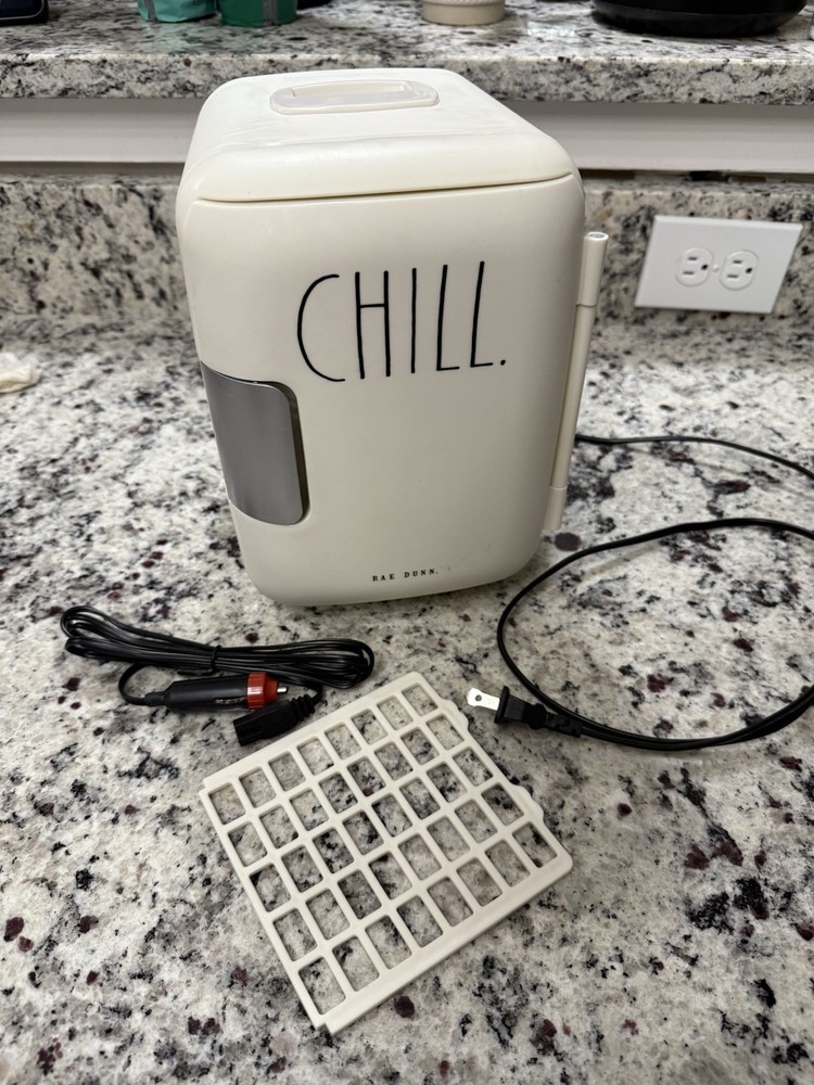 Rae Dunn Mini Fridge “CHILL” – Cooler & Warmer