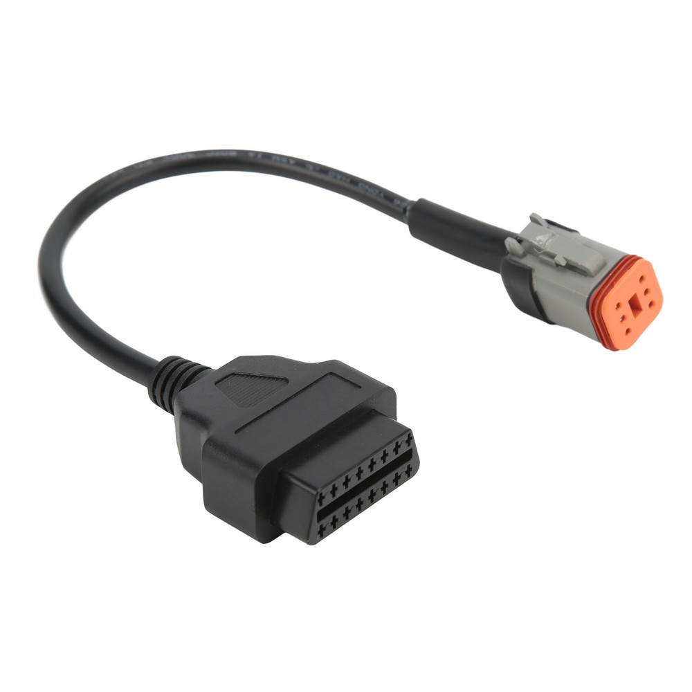 Motorcycle OBD2 6 Pin Diagnostic Adapter Efficient Fuel Efficiency For Safe UJRW
