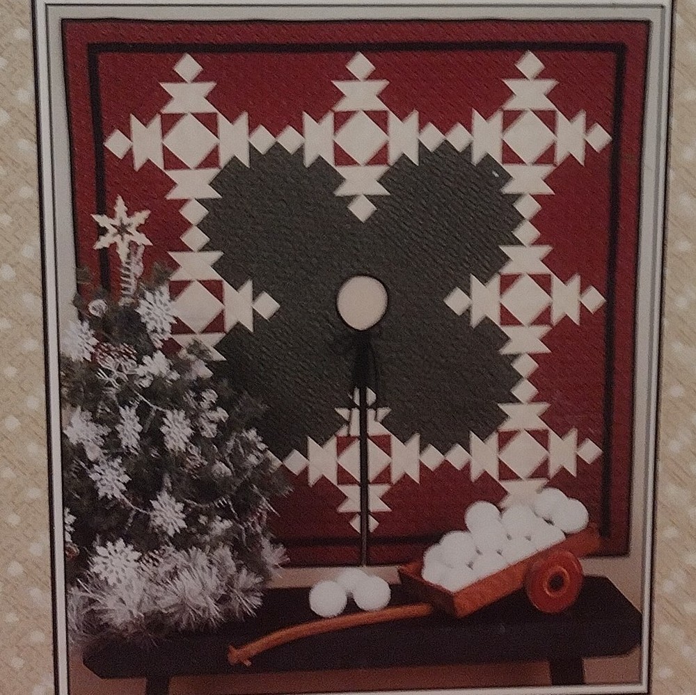 Snowflake Tree Skirt Quilt Pattern Thimbleberries By Lynette Jensen Leaflet