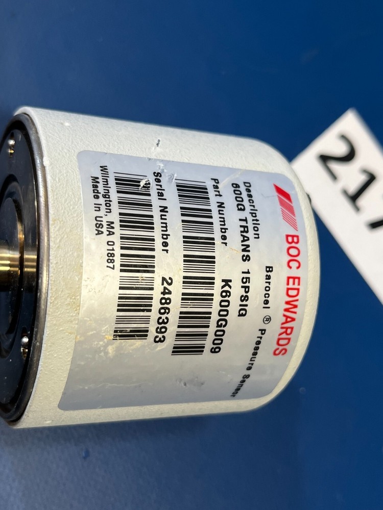 BOC EDWARDS K600G009 BAROCEL PRESSURE SENSOR