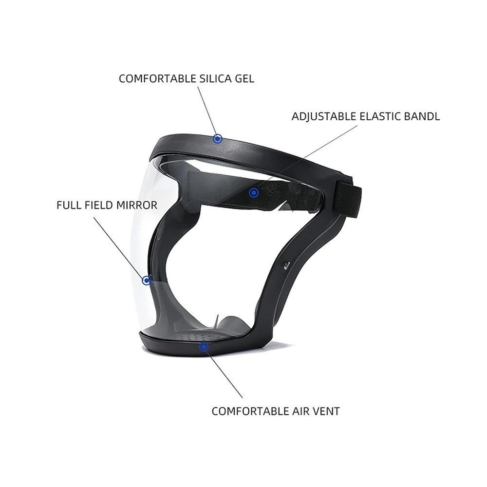 Work Full Face Protector Shield Transparent Protector Face7553