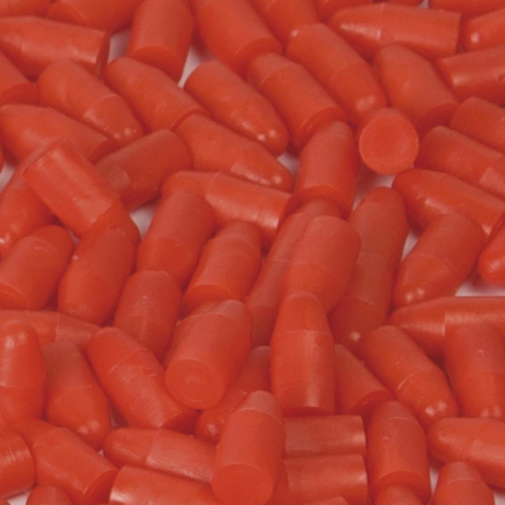 Ski Binding Hole Plug Plastic Flame Red 10 Pack