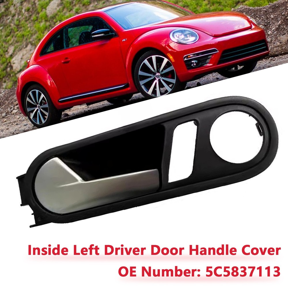 Inside Left Driver Door Handle Cover 5C5837113 For VW Beetle 2012-2014