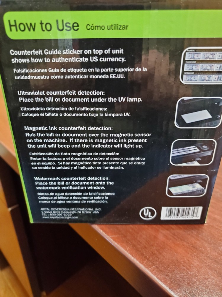 Royal Sovereign Counterfeit Detector