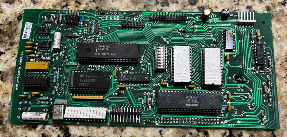 Microprocessor 10017370A Circuit Board, Mainboard, Macbeth Densitometer