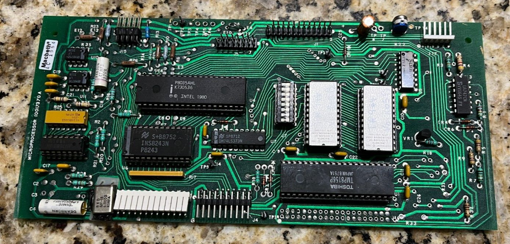 Microprocessor 10017370A Circuit Board, Mainboard, Macbeth Densitometer