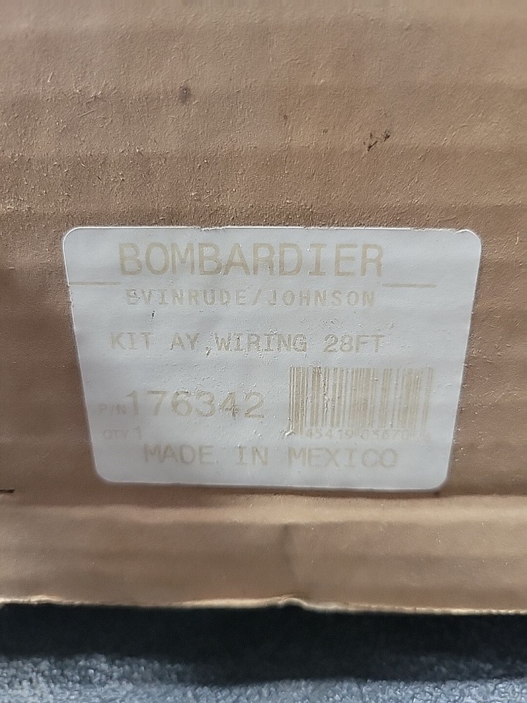 Evinrude Johnson Boat Wiring Harness 176342 | 28 FT Black