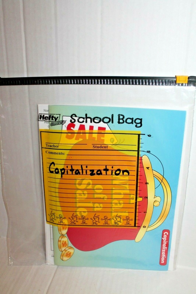 Capitalization Writing Center Language Arts Folder Game Activity Grades 3-5