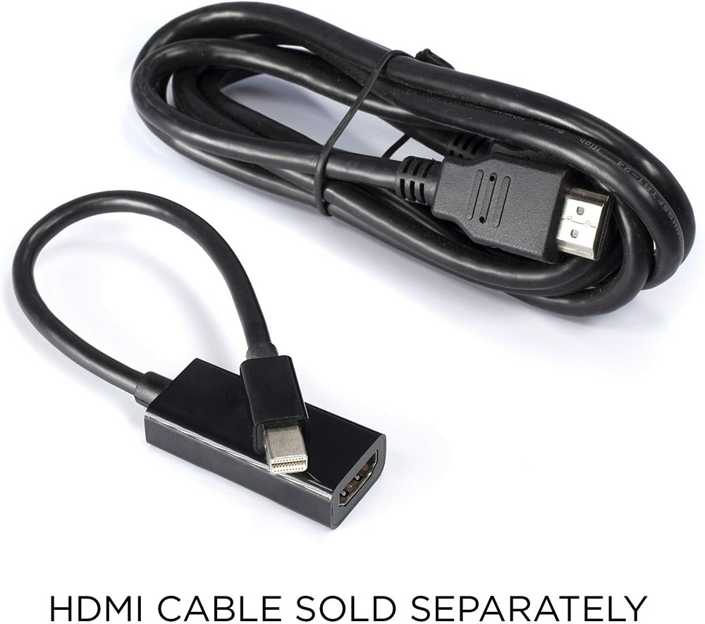 Black Thunderbolt Mini DisplayPort DP to HDMI - High Speed Cable Adapter 10 Pack
