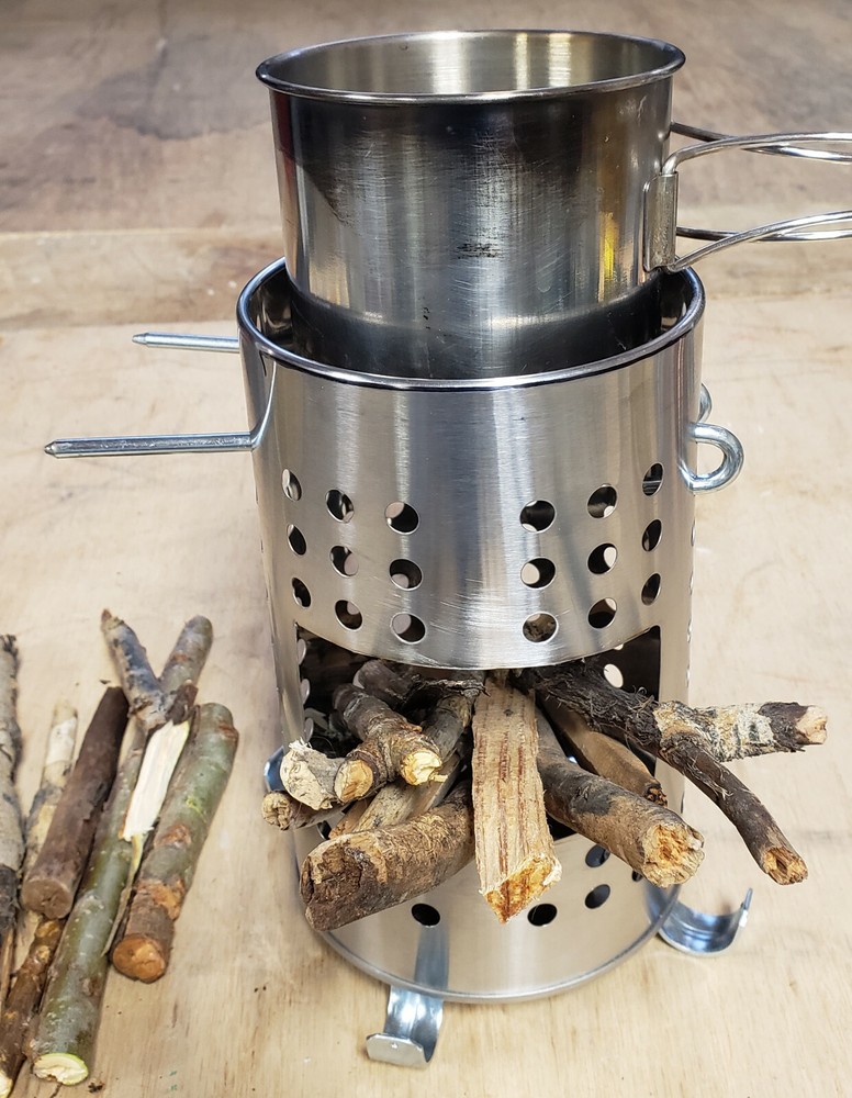 Bug Out Bag Hobo Stove Cooking Kit.