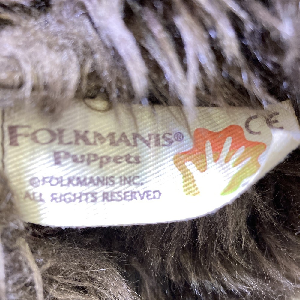 Rare Folkmanis 2841 Brown Bear Hand Puppet (w/Claws)