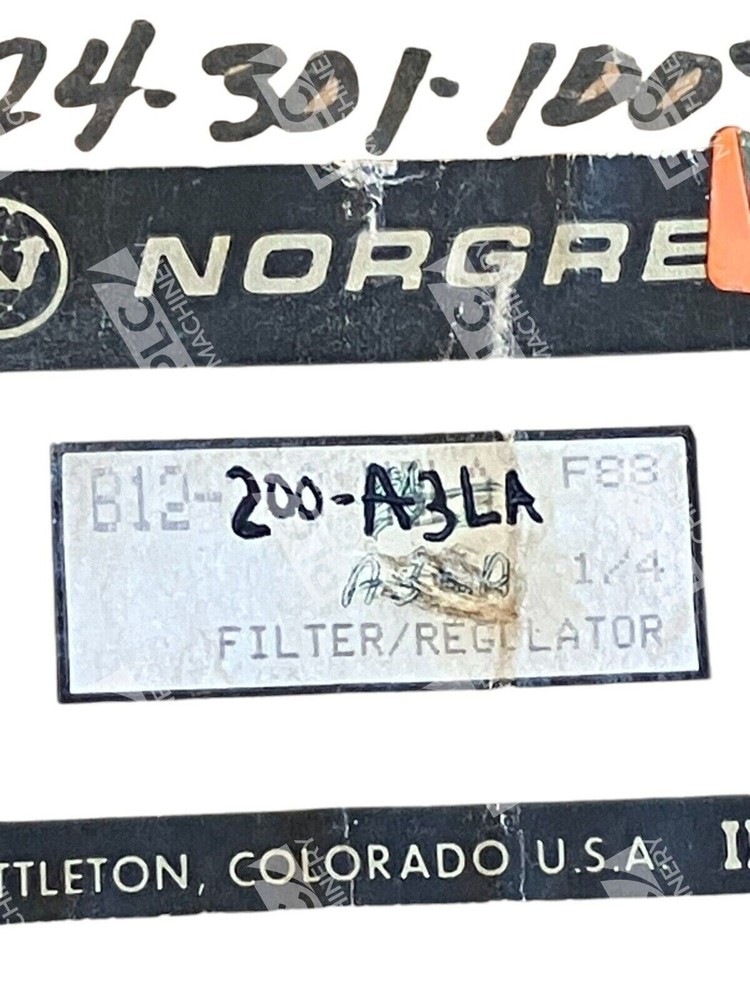 Norgren Filter Regulator B12-200-A3LA