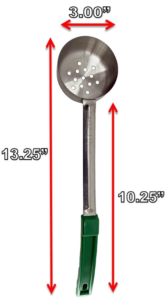 Stainless Steel Portion Control Serving Spoons | Combo Packs (2oz, 3oz, 4oz P...