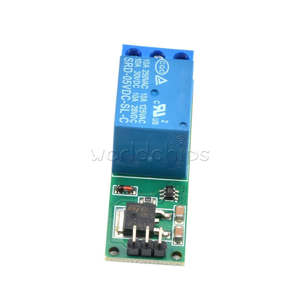 6-24V Flip-Flop Latch Relay Bistable Self-locking Low Pulse Trigger Relay Module