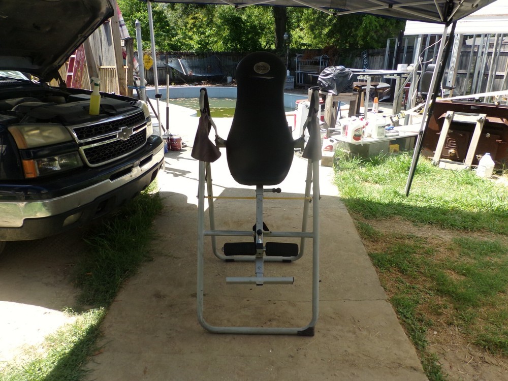 Fitness Reality Inversion table for back pain relief.
