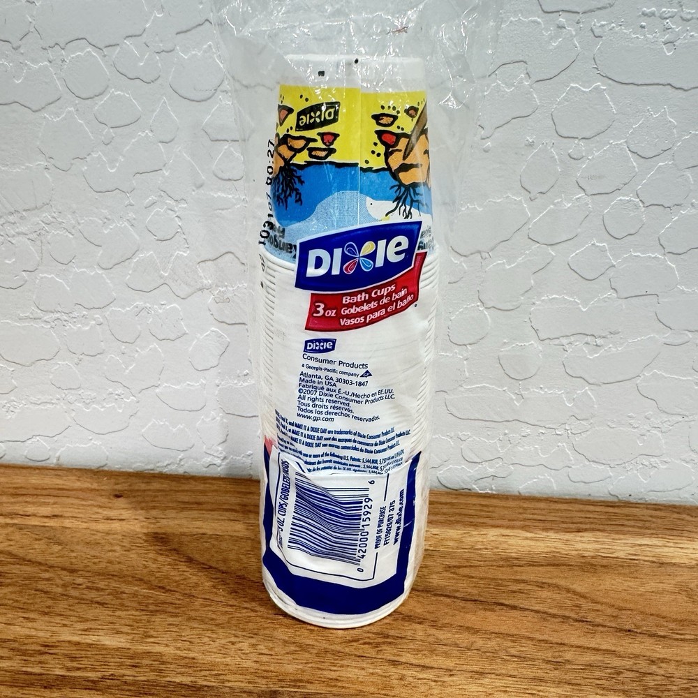 Dixie Bathroom Cups 3oz 65 Count Kangaroo English 2007