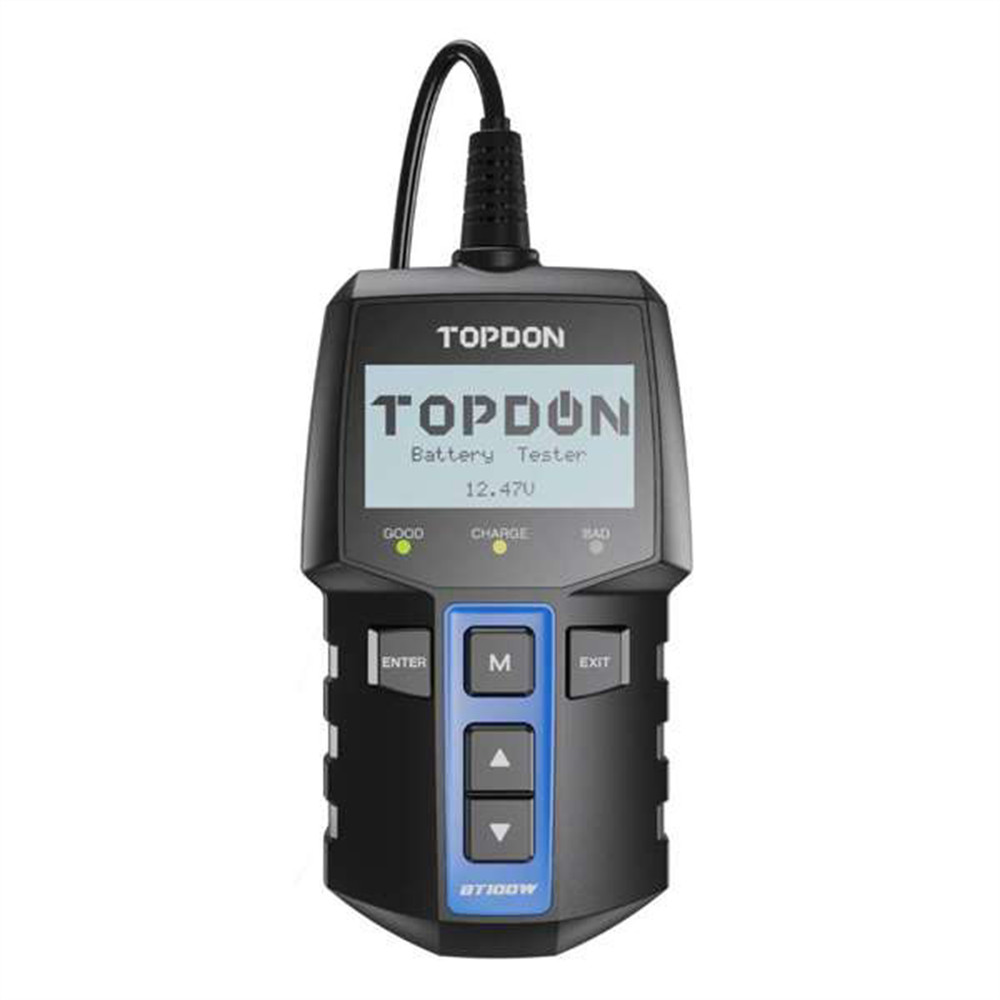 Topdon BT100W - Bluetooth 12V Battery & System Tester