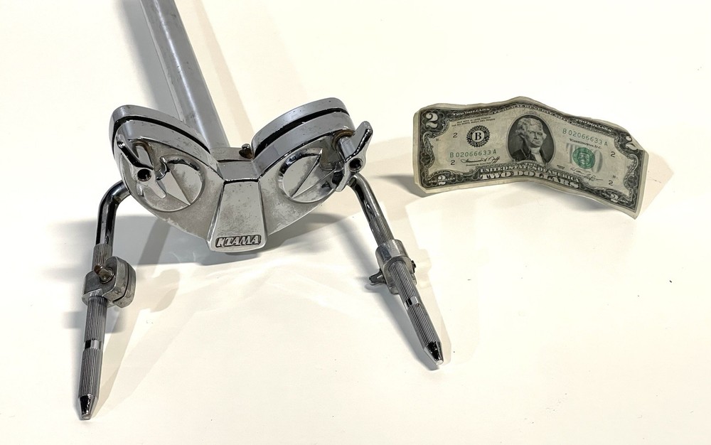 TAMA Vintage Double Dual Rack Tom Holder Mount Post - Original