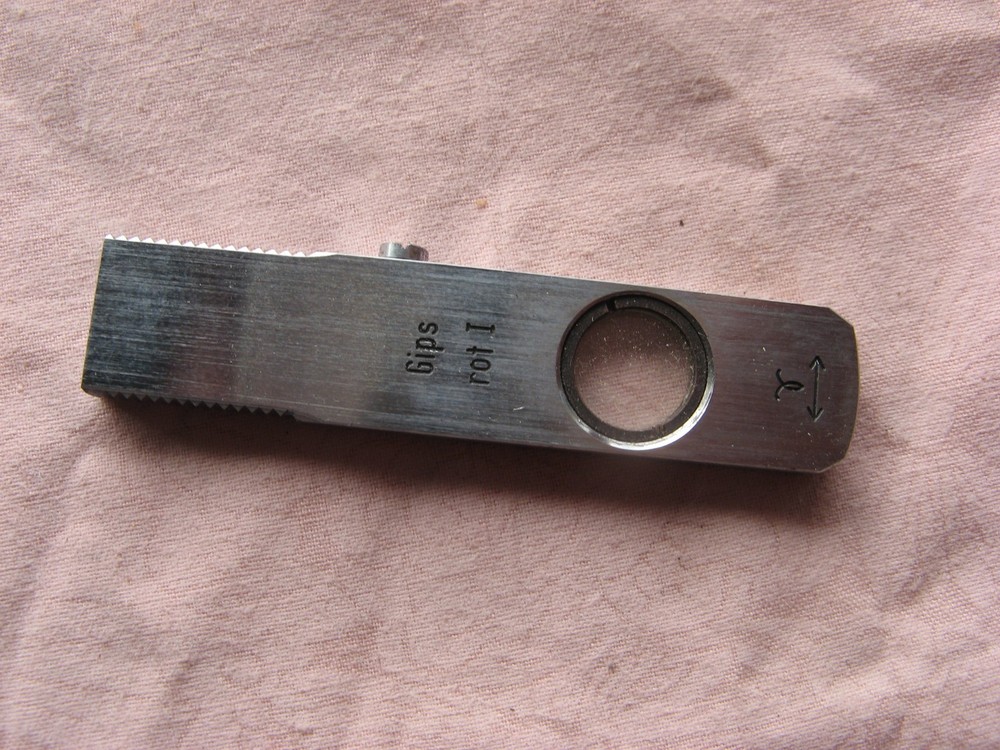 LEITZ  GIPS Retardation Wave Plate Slider Rot 1 / Red 1 POLARIZING