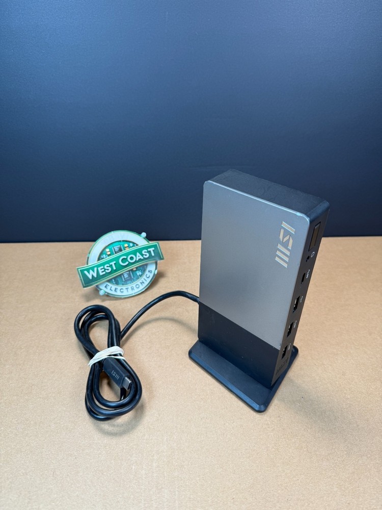 MSI MS-1P15 USB-C Docking Station Gen 2 No Adapter Ships Fast!!!
