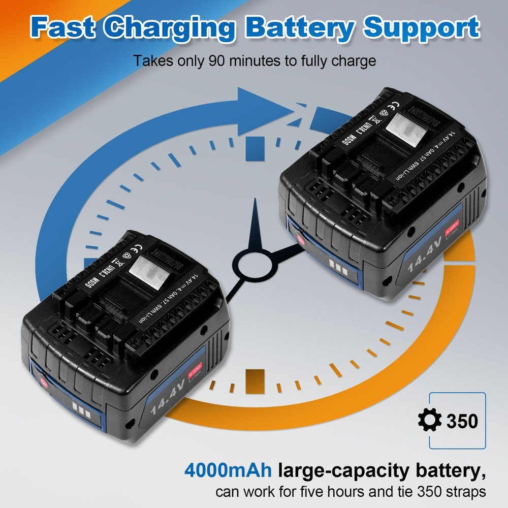 Electric Strapping Machine PP/PET Strapper Handheld Packing Tool Battery Powered