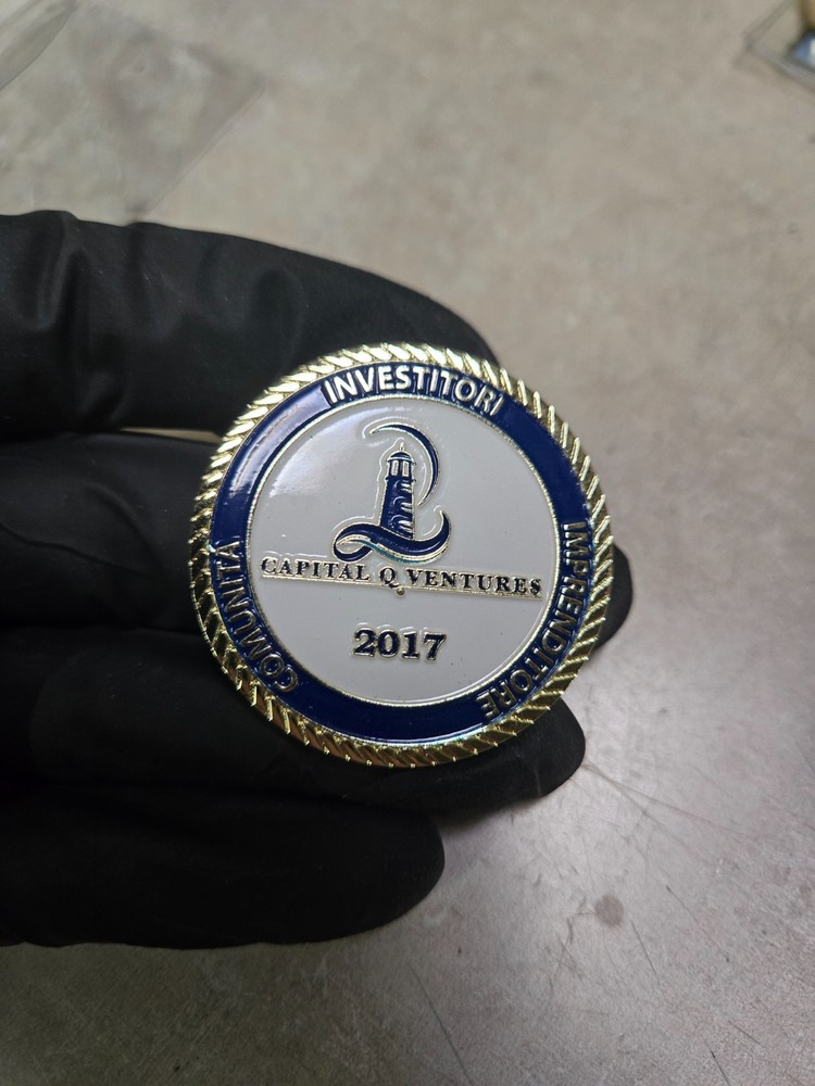 2017 Capital Q Ventures Invesitor Challenge Coin