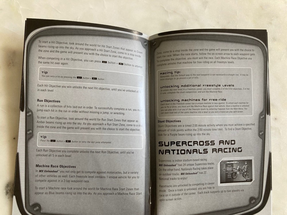 MX Unleashed | PS2 | Manual Only