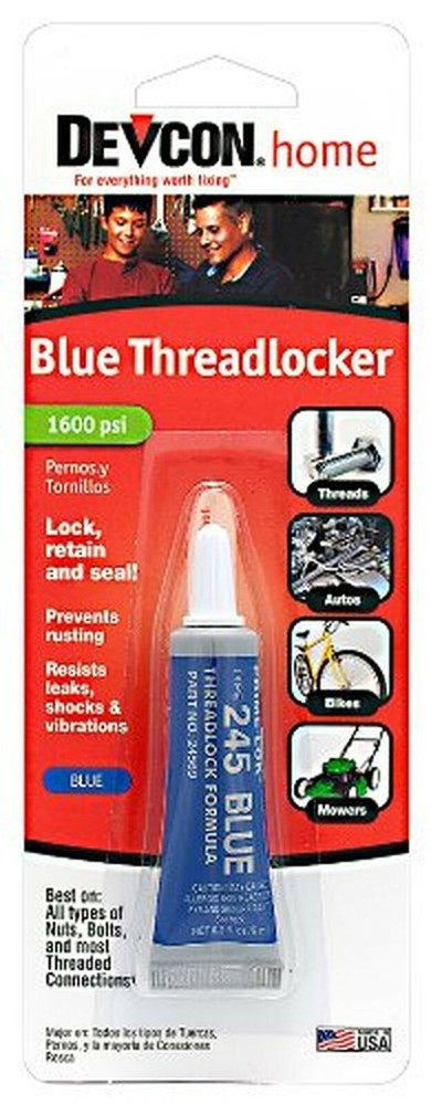 Devcon 24345 0.2fl oz. Blue Threadlocker Compound