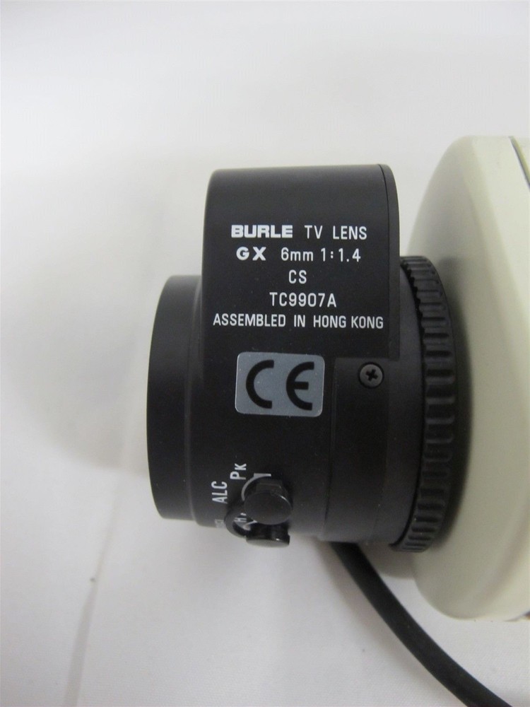 Burle TC355AC Security Video Camera 12VDC w/TC9907A Lens