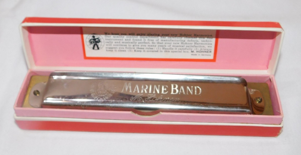 Vintage Hohner Marine Band No 365 Harmonica