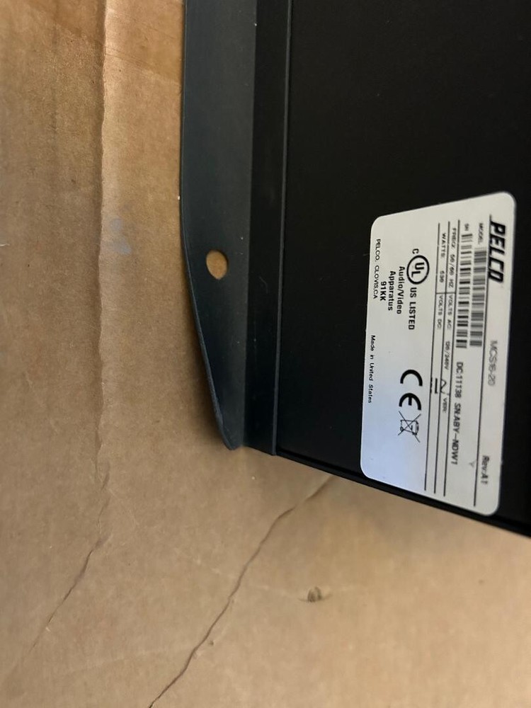 Pelco MCS16-20 Master Power Supply Unused