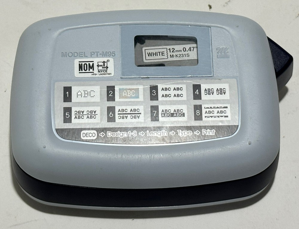 Brother Label Maker Pt-M95 P-Touch GUC