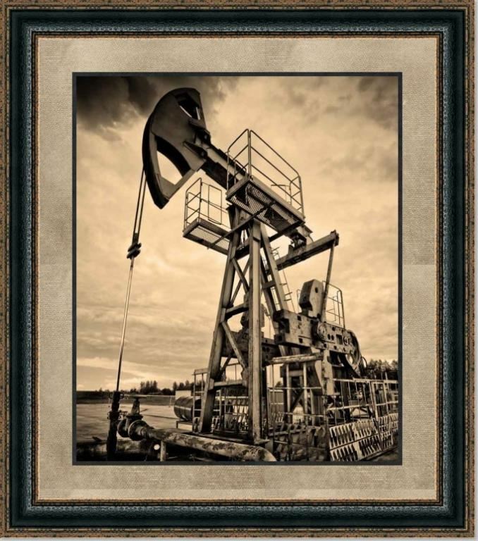 Pump Jack I | Canvas or Framed Print | Various Sizes