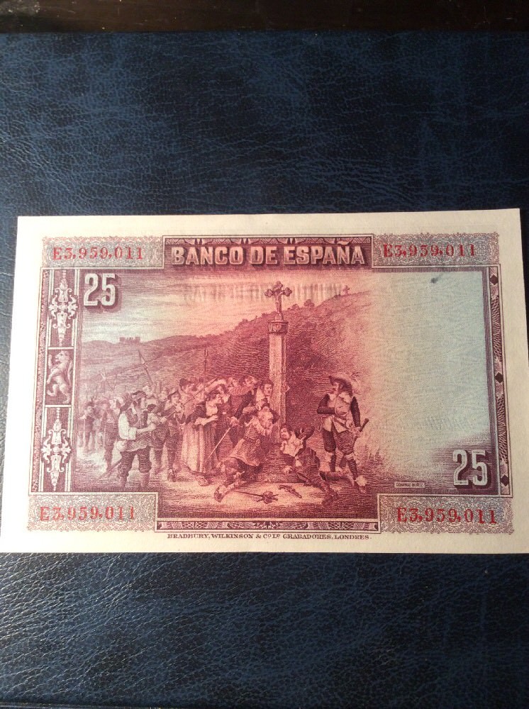 Spain 25 Pesetas 1928