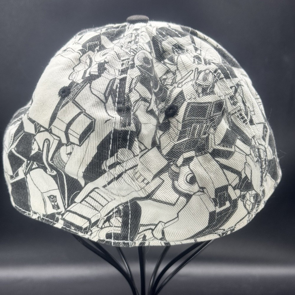 Tex Flex Transformers Autobots Logo Graphic Print Baseball Hat Flex Fit Clean