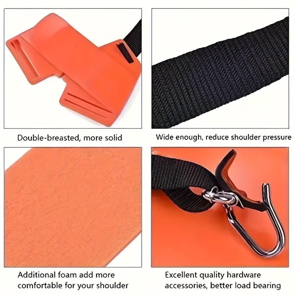 Trimmer Harness Strap -Adjustable Shoulder Support for Lawn Mower & Garden Tools